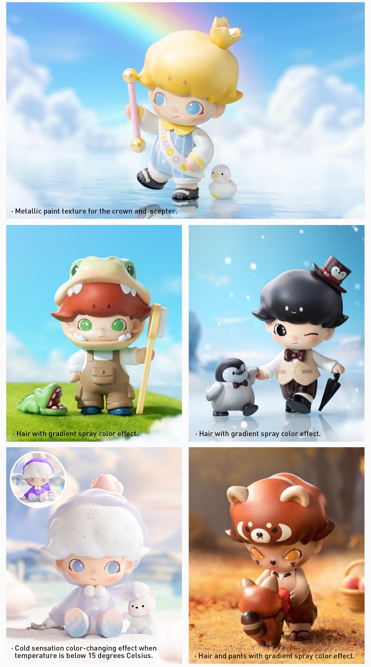 POP MART DIMOO Animal Kingdom Series Figures, Blind Box, Mystery Box