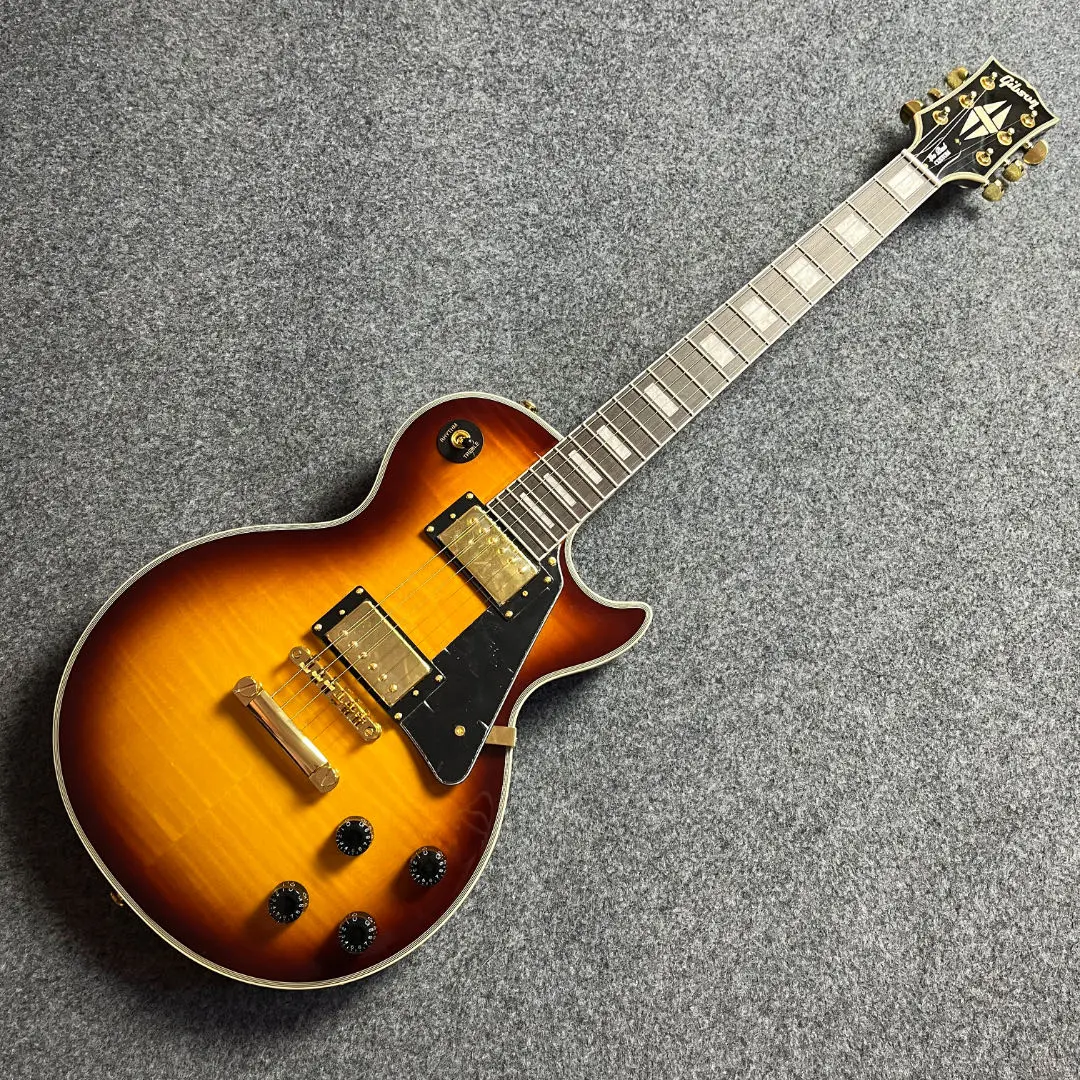 Gibson Brown 6 Strings LP  Electric Guitar, Rosewood Fingerboard, Mahogany Body, Gold Accessories, 22 Frets, HH Pickups, Fixed Bridge, for Rock Stage