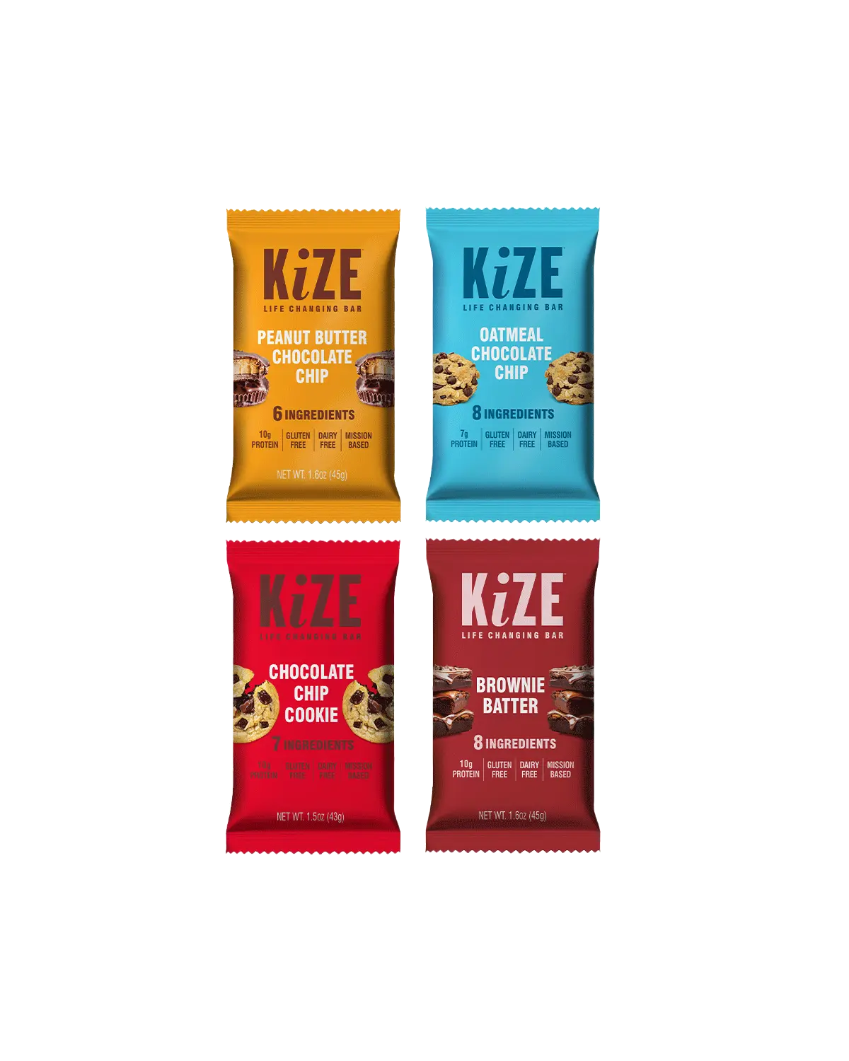 Best Sellers Cookie, Peanut, Brownie, and Oatmeal Flavor Snack & Dessert Variety Pack (Box of 10)