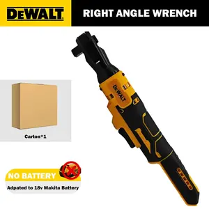 DEWALT DCF512 Cordless Brushless Right Angle Ratchet Wrench Variable Speed LED Light for Mechanics DIY Enthusiasts