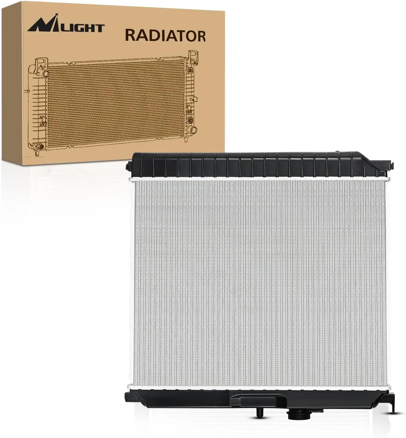 Nilight Radiator for Chevrolet Colorado 2004 2005 2006 2007 2008 2009 2010 2011 2012,GMC Canyon 2004-2012, Isuzu i-280 i-290 i-350 i-370 2006 2007 2008 2.8L 2.9L 3.5L 3.7L. Car Vehicle, High Compatibility