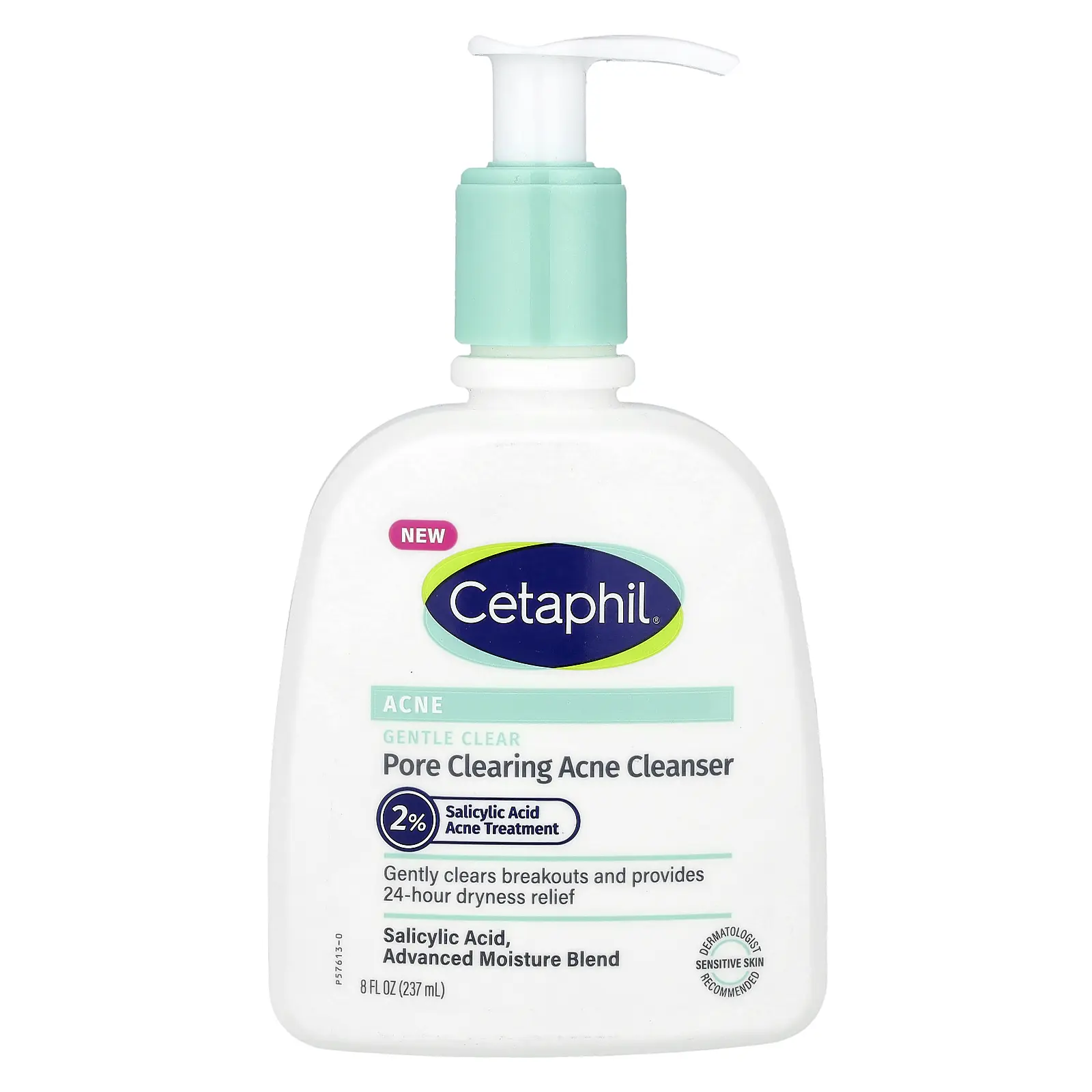 Cetaphil Gentle Clear, Pore Clearing Acne Cleanser, 8 fl oz (237 ml)