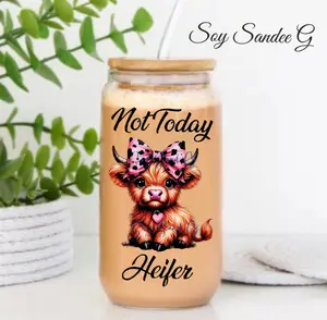 Not Today Heifer Decorative Sticker - UVDTF Decal