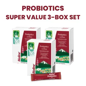Bioline Probiotics Powder Digestive Aid Supplement for Dogs & Cats, 10 count Relieve constipation and diarrhea, improve appetite, regulate stomach function, promote digestion, and reduce bloating.