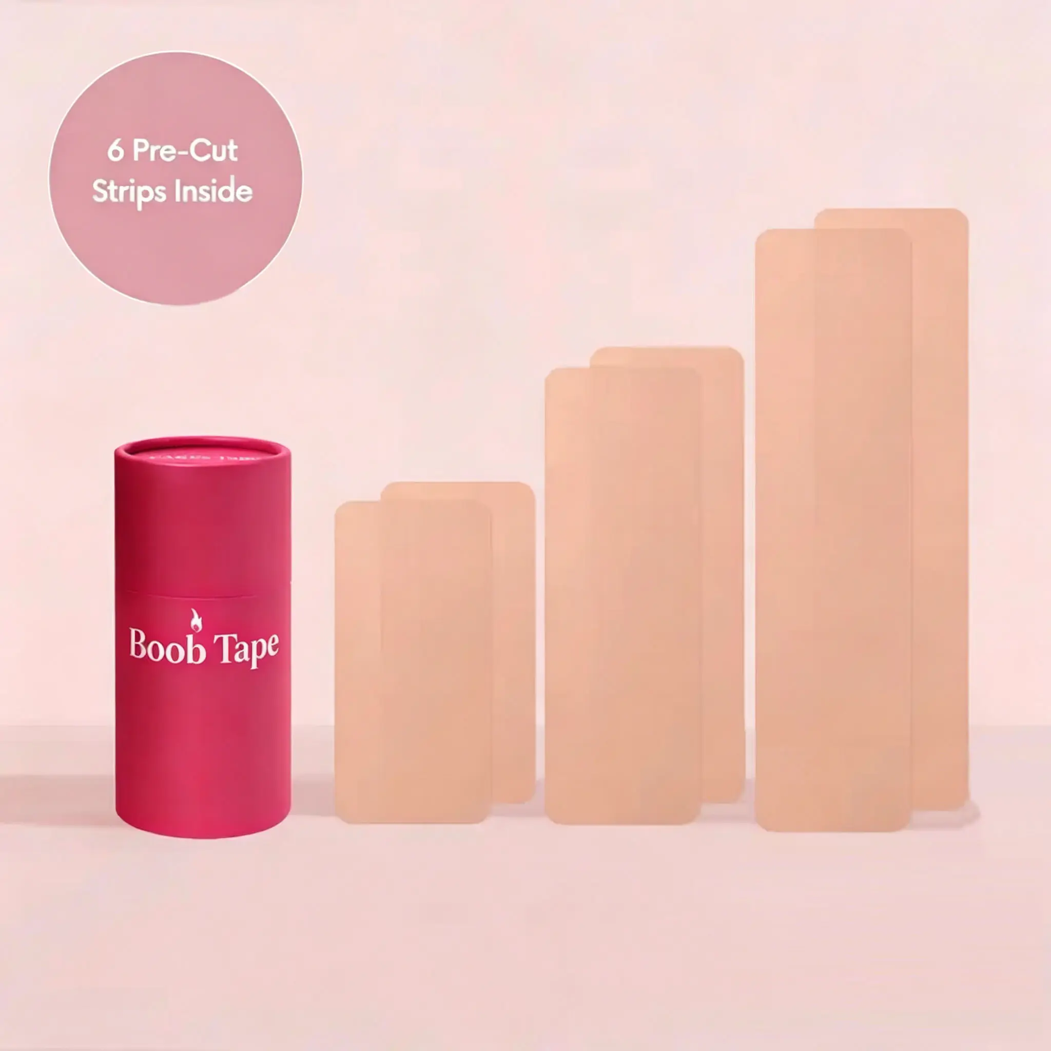 Women's Bra Accessories Thin Reusable Silicone Boob Tape - Easy-to-Use, Skin-Friendly Adhesive Solution