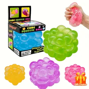 New Round Cube Maltose Squishy Stress Relief Toy | Easter Gift & Easter Basket Stuffer for Kids & Adults