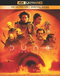 Dune: Part Two  [4K ULTRA HD BLU-RAY MOVIE] Black, 4K Mastering, , Eco Amaray Case