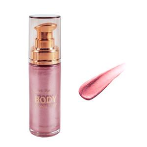 Body Luminizer Waterproof Smooth Shimmer Face Glow Illuminator Non-sticky Liquid Highlight (30 ML, 04 Rose Gold)