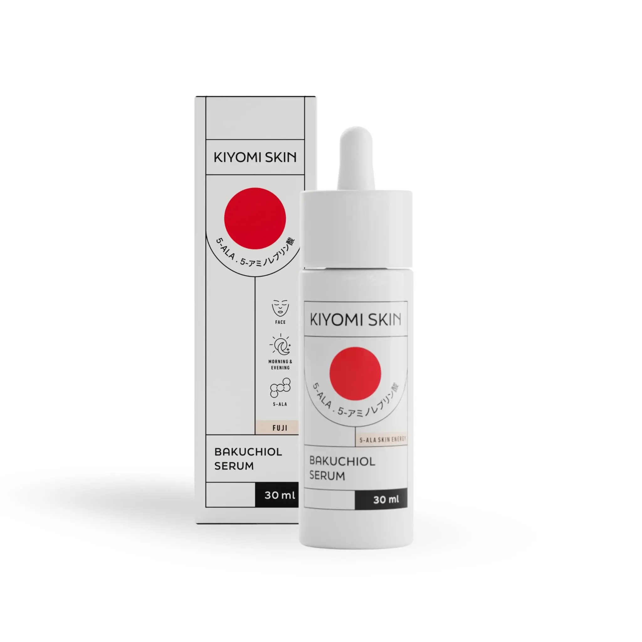 Bakuchiol Serum - Gentle Retinol Alternative with 5-ALA, Niacinamide - Anti-Aging Formula for Fine Lines, Wrinkles, Even Skin Tone - Vegan Facial Serum for All Skin Types - 30 ml