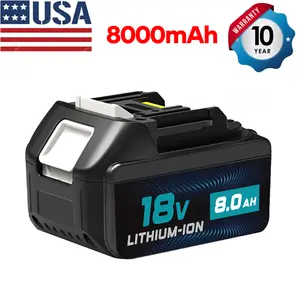 8.0Ah 18V For Makita LXT 8Ah Lithium-Ion BL1830 BL1850 BL1860 Tool Battery
