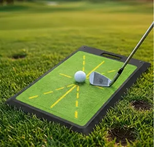 [2026 Upgraded] Golf Training Mat with Instant Swing Path Feedback, Heavy Duty Golf Hitting Mat for Path Analysis & Ball Impact, Portable Swing Detection Pad for Better Ball Striking