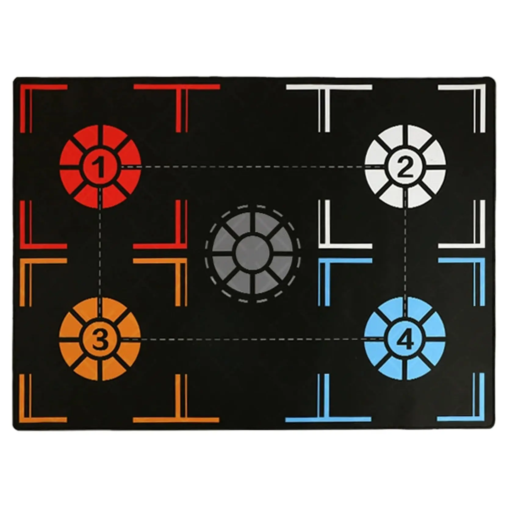 professional basketball mat for training footwork skills is made of diatomaceous earth and is portable It's a footwork and agility training mat that improves speed and coordination suitable for children and adults