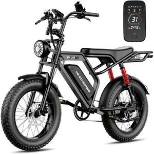 Windhorse V8 Pro Electric Bike 20" Fat Tire 31MPH 65 Miles Range 48V 15.6AH Battery 750W Brushless Motor All-Terrain Versatility