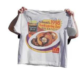 '98 THANKSGIVING BREAKFAST PROMO VINTAGE T-SHIRT, GRAPHIC TEE