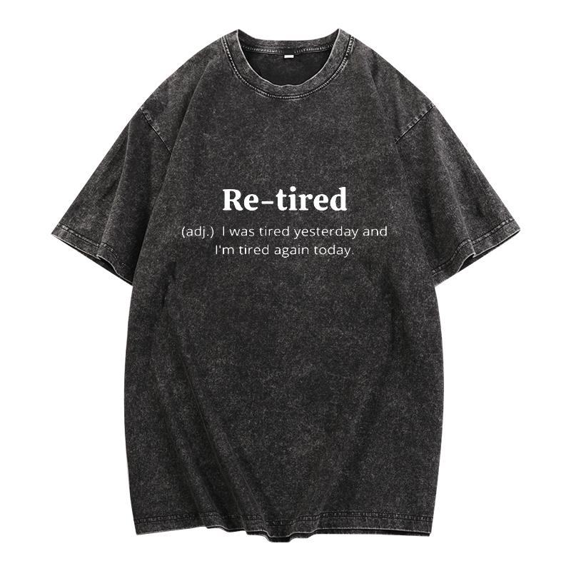 []Funny Retired Definition T-Shirt |   Sarcastic Retirement Tee for Men and Women |   Premium Quality for a Comfy Fit |   Perfect Gift for New Retirees!