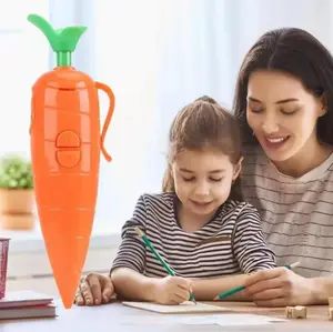 60-Second Voice Recorder with Playback & Audio Recorder Pen - Cute Carrot-Shaped Recorder Device, Smooth-Writing Ballpoint Pen - Fun & Creative Gift for Kids, Students, Teachers