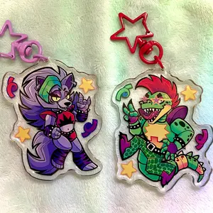 FNAF Security Breach Keychain, Small, Meaningful, And Full Of Character, Unique Keychains That Add Charm To Every Bag And Key.