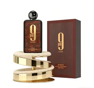 9 PM Elixir Unisex Extrait De Parfum 100ml 3.4 oz | Long Lasting Luxury Perfume for Men & Women | Warm Amber Woody Spicy Fragrance with Vanilla & Musk Notes | Premium Intense EDP Spray