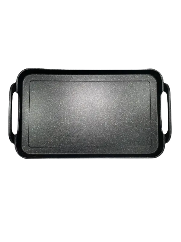 SMOOTH Griddle double burner FOR ALL TYPES OF STOVES / Comal LISO doble GRUESO de mármol con aluminio fundido Apto para TODO TIPO DE ESTUFAS