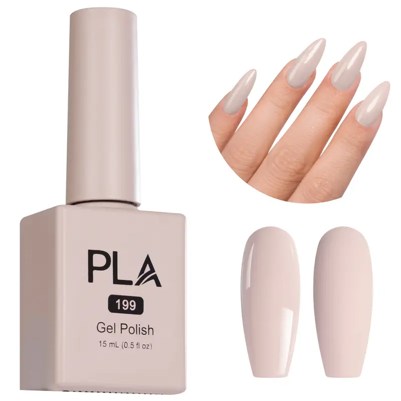 PLA Individual Gel Polishes - Fashionably Light | Neutral Shades | HEMA-Free | TPO-Free | 12mL Each