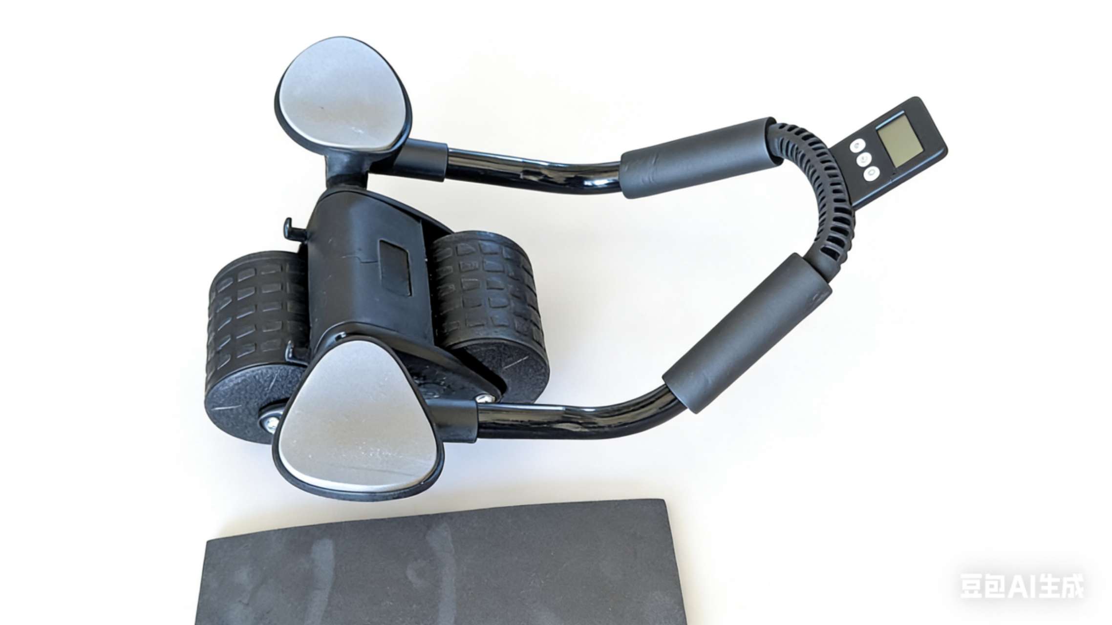 ab roller wheel   workout Abdominal Fitness Wheel for Core Muscles Training Automatic Rebound Ab Roller with Timer