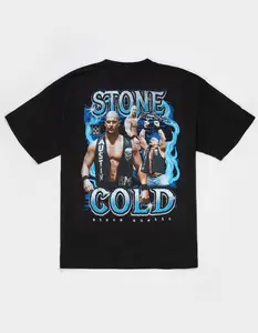WWE Stone Cold Mens Boxy Tee