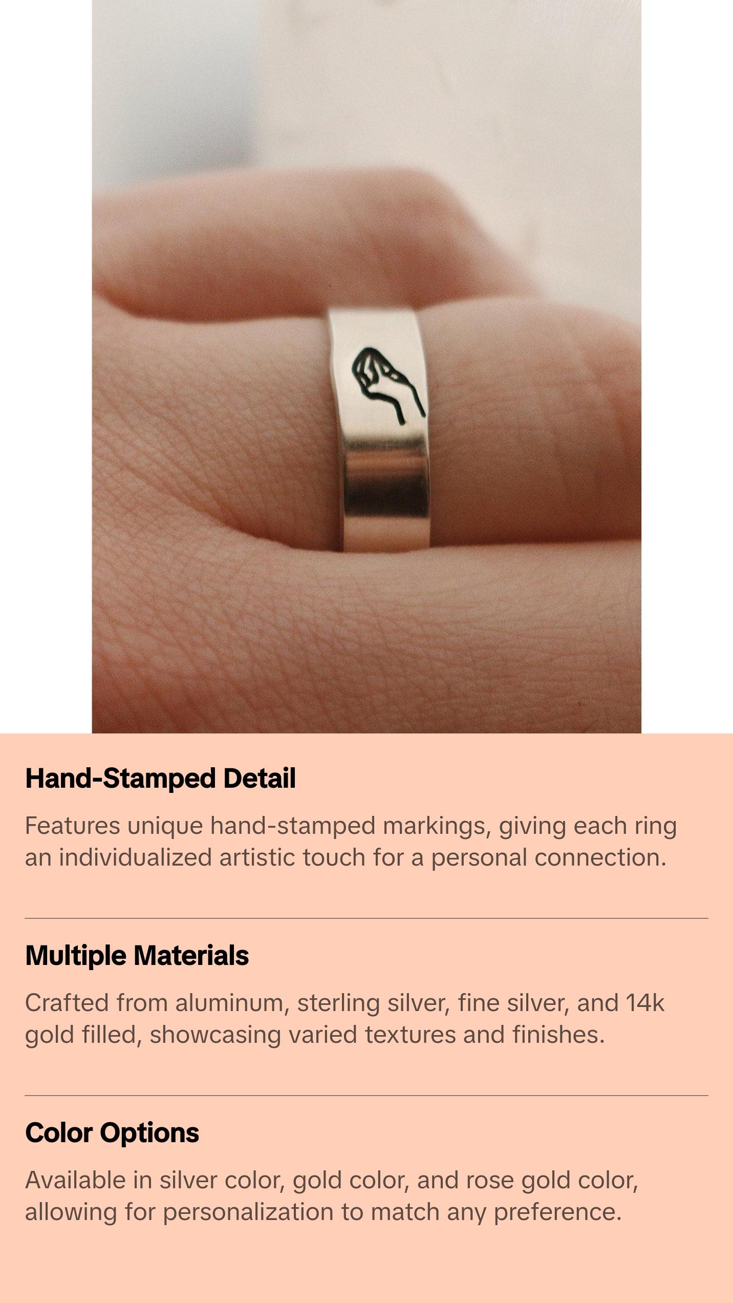 Italian Hand Gesture Ring