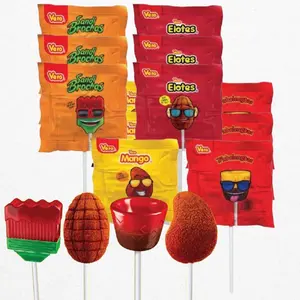 Vero Banda Fuego Mix Assorted Chili Lollipops Individually Wrapped - 1 Pound
