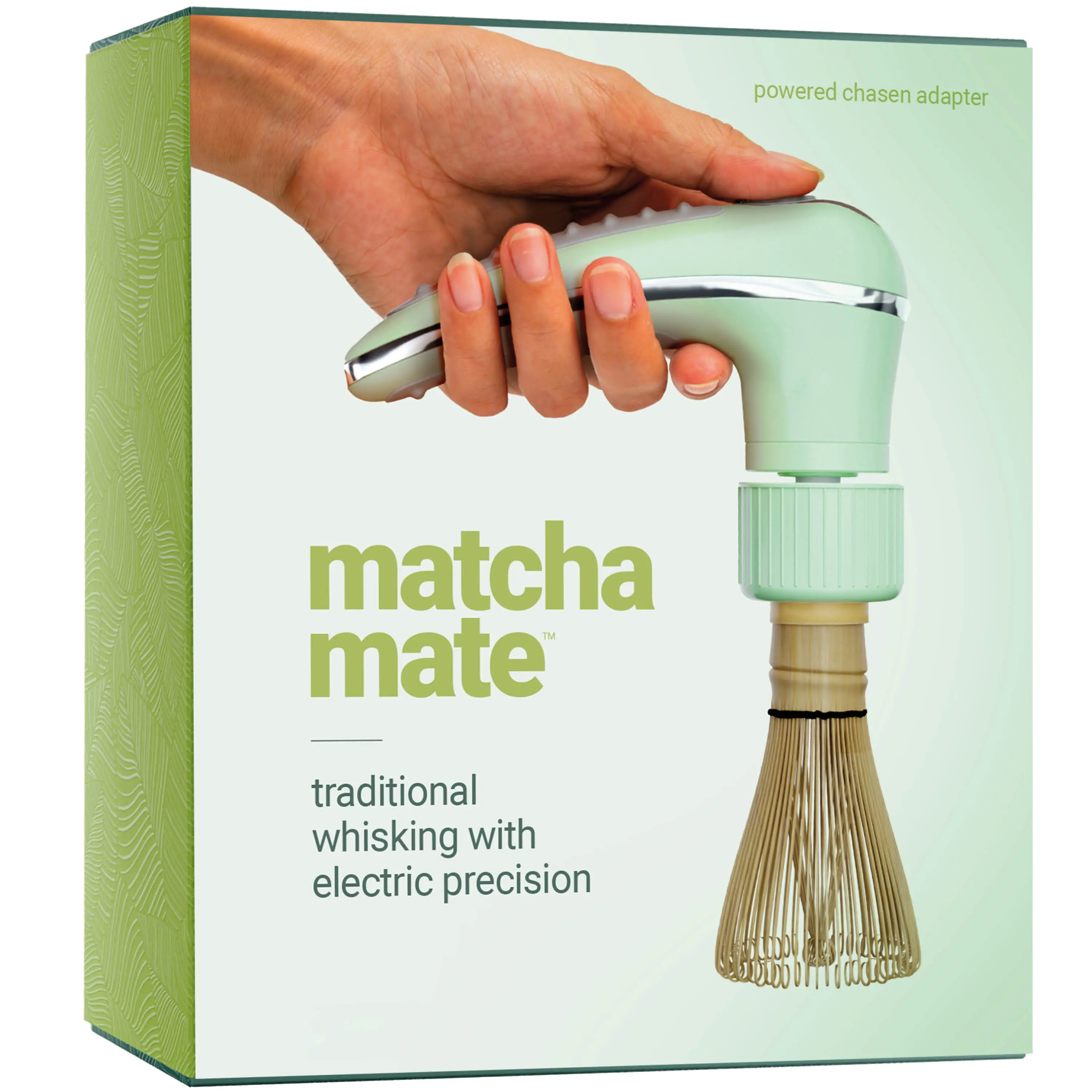 Electric Powered Bamboo Whisk - Traditional Whisking with Electronic Precision, Matcha Tea Making Tool Set,  Matcha Starter Tea Set