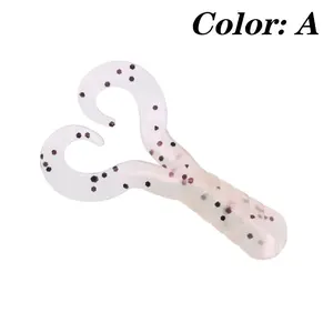 The Ultimate "Pocket" Fishing Lure Set - Mini Scented Tadpole Soft Worms -Dark Micro Grubs - Best Lure for Bass, Perch & Panfish equipment outdoor Fishing Lures Set gift box surprise christmas trout pike bait crappies kit