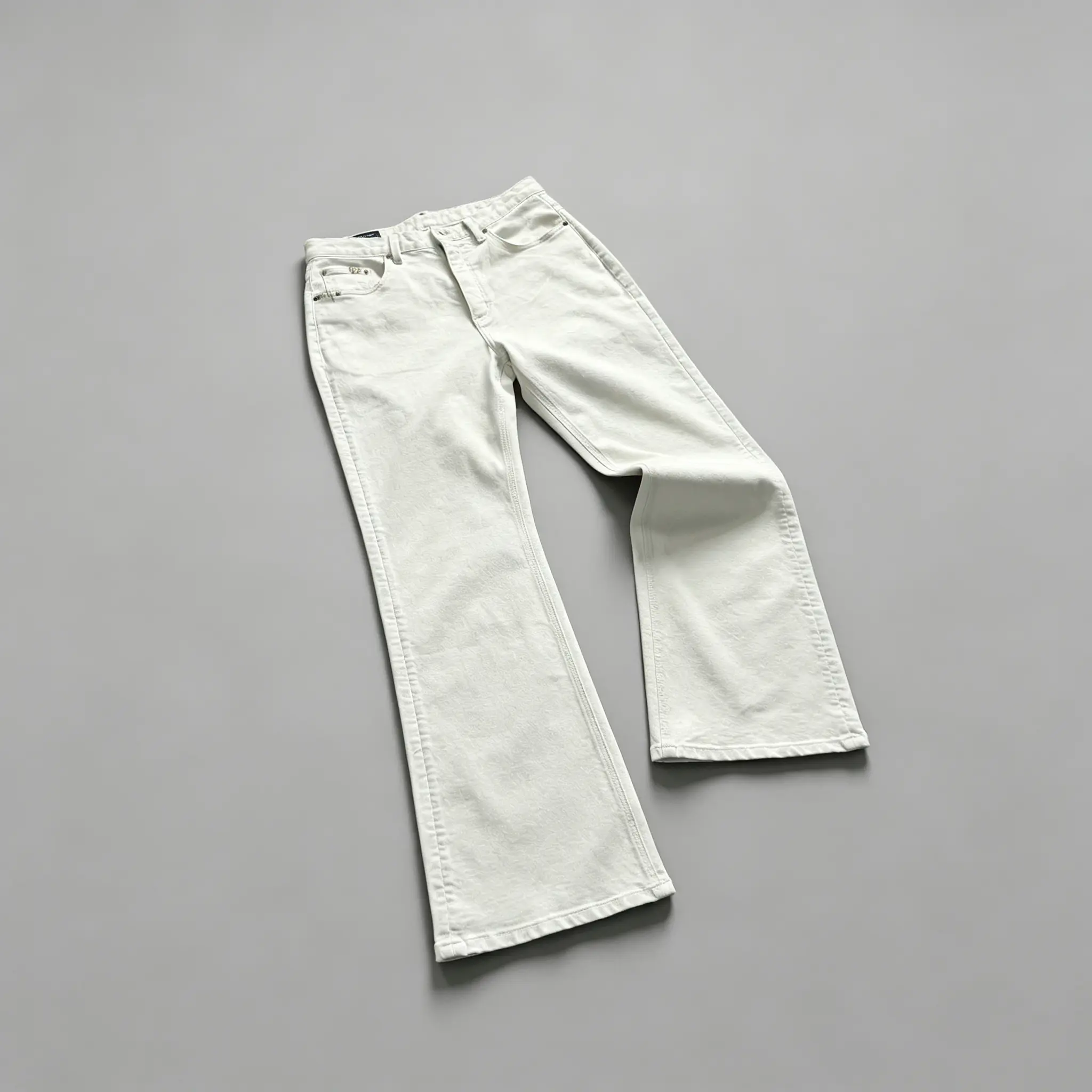 Retro washed flared jeans for men, mid waist fashionable and versatile straight leg, denim, classic minimalist street style pants
