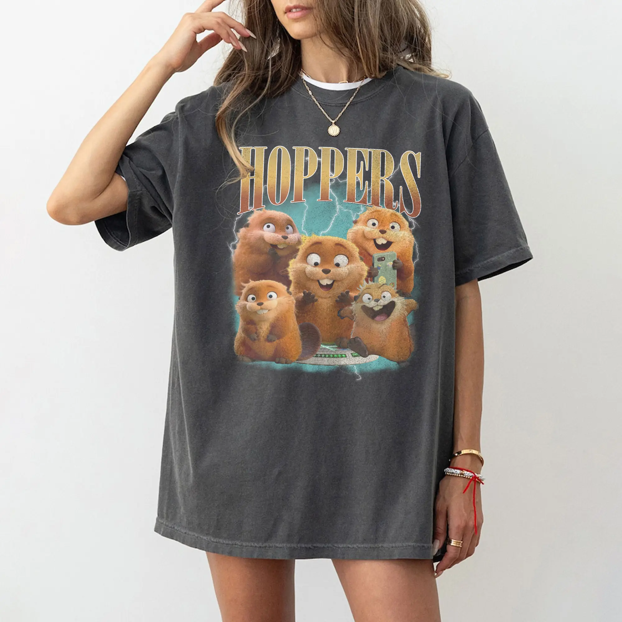 Hoppers Comfort Colors Shirt, King George Tee, Mabel Hoppers Shirt, Movie Shirt, Cartoon Graphic Unisex Cotton Tee
