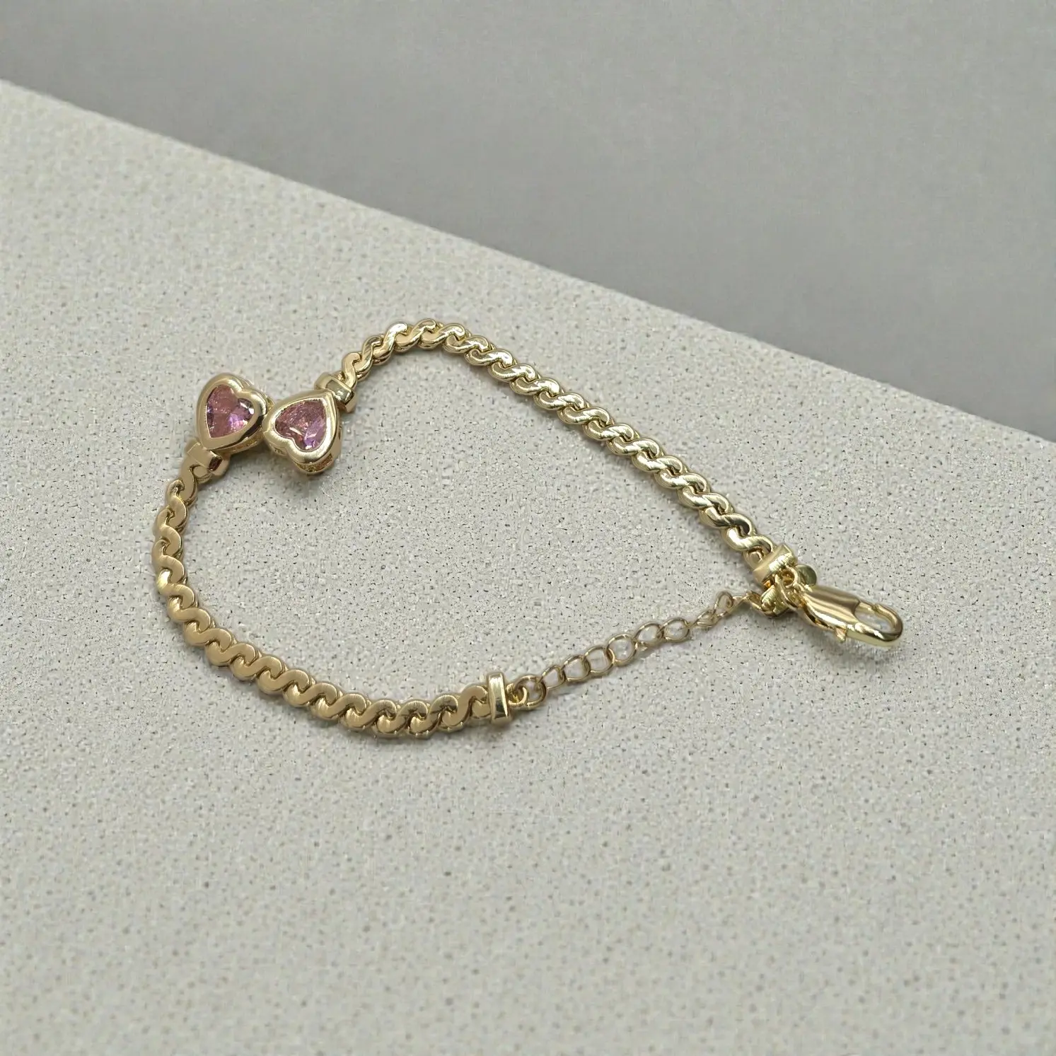 Bracelet with heart shape