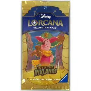 Ravensburger 12 Card Booster Pack Lorcana Into the Inklands Individual Pack