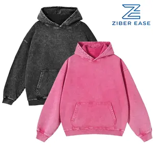 2 Pack Acid Wash Hoodie Oversized Vintage Hoodie Unisex Heavy Weight Hoodie Distress Hoodies for Men Women Couples Acid Wash Hoodie Oversized Vintage Fade Hoodie Unisex Hoodie Distress Hoodies for Men Women Couples with Pockets Stylish Men gifts for him