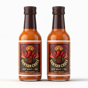 Vanyan Chale Hot Sauce 2 Pack - Hot Spicy 5oz Bottles for Flavorful Dishes