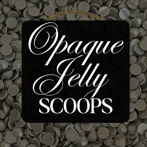 OPAQUE JELLY RESIN RHINESTONE SCOOPS