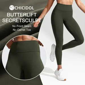 Secretsculpt Womens Butterlift Scrunch Butt Workout Leggings 25" /28"- No Front Seam High Waisted Yoga Pants Booty