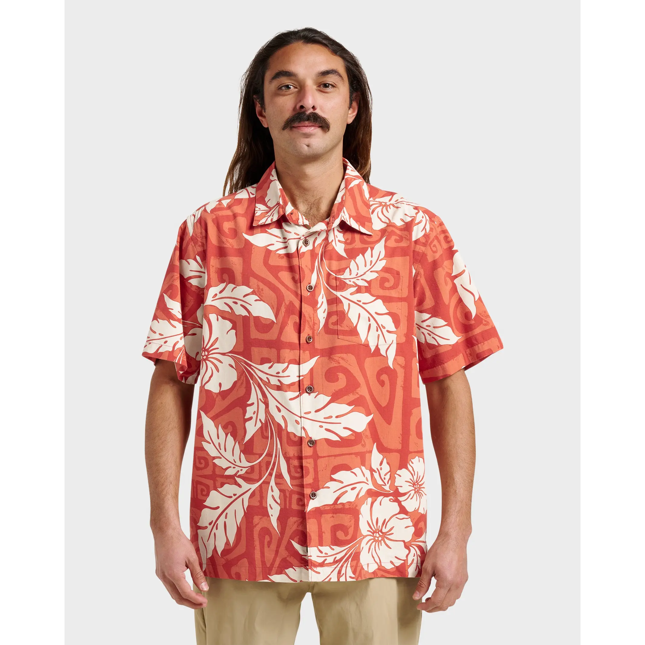 Quiksilver | Waterman Beach Shack Shirt | Men's Garment-Washed Washed Finish | Beach Days Quiksilver | Waterman Beach Shack Shirt | Men's Garment-Washed Washed Finish | Beach Days