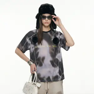 Inflation 210G Street Mesh Breathable Printed Short Sleeve T-Shirt