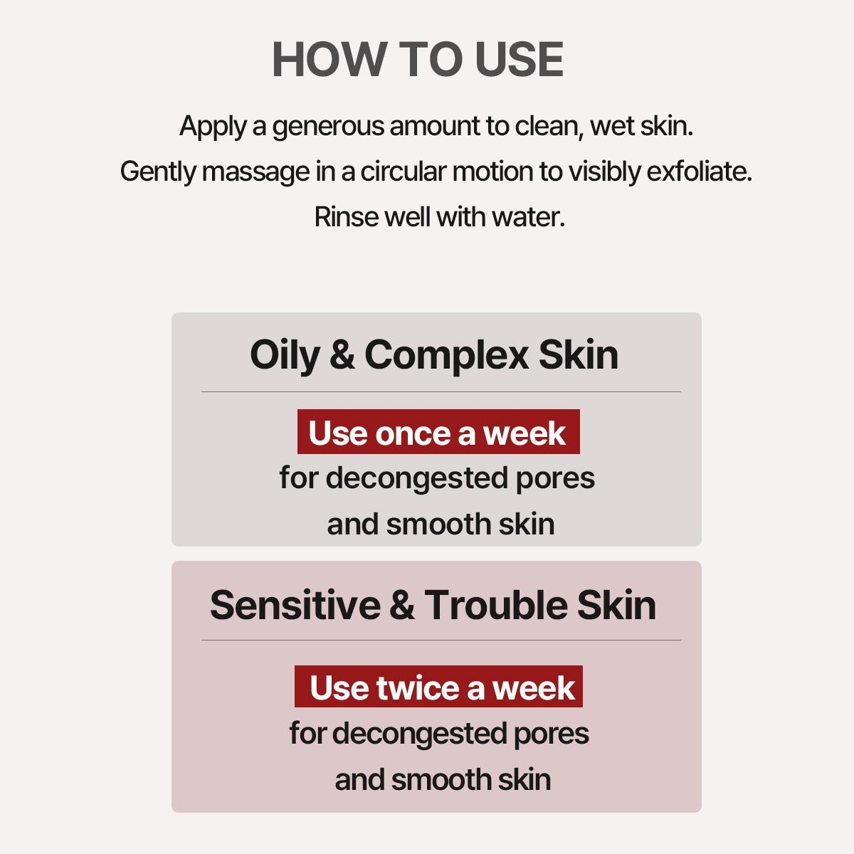 [Heimish RX] AHA BHA ENZYME SCRUB (130ml/ 4.4oz) - Gentle Exfoliating Scrub for Dull, Uneven Skin, Acne & Clogged Pores, Radiant Complexion