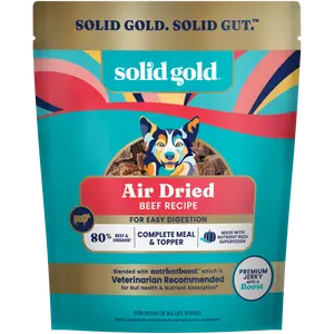 Solid Gold Air-Dried Treat & Meal Topper for Dogs, Nutritious, Delicious, Superfood Boost