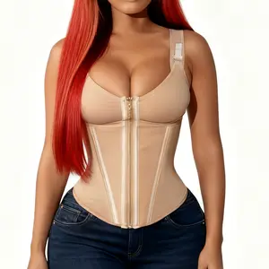 Waist Shapewear Postparto Girdle Workout Plus Size Adjustable Shoulder Strap Fajas Colombianas Tummy Control Full-Figure faja wear