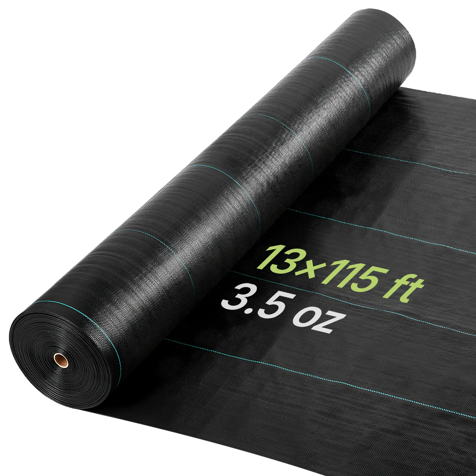 【SummerFinds】VEVOR Weed Barrier Fabric Heavy Duty, 13x115FT 3.5oz Landscape Fabric, Woven Weed Blocker Fabrics, Garden Fabrics Weeds Barrier, Weeds Control Ground Cover, Geotextile Webbing, Gardening Mat, Black