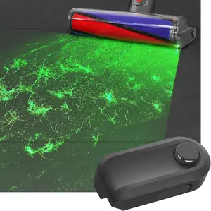 Vacuum Dust Display Light Attachment for 99% Brand Vacuum Accessories LED Lamp Reveal Microscopic Dust and Illuminate Invisible Pet Hair Cat Dog Fur Universal Accessories