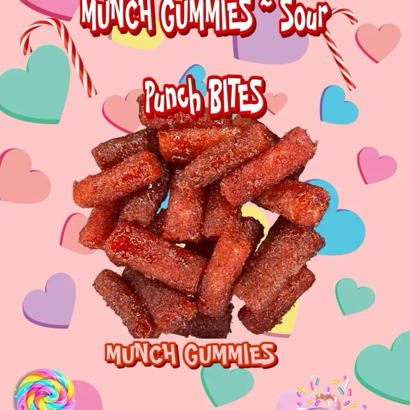 Munch Gummies ~ Sour Punch BITES Snack Candy