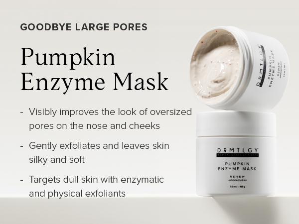 DRMTLGY Pumpkin Enzyme Mask 5.5 oz Exfoliant Supple Skin Spa Quality
