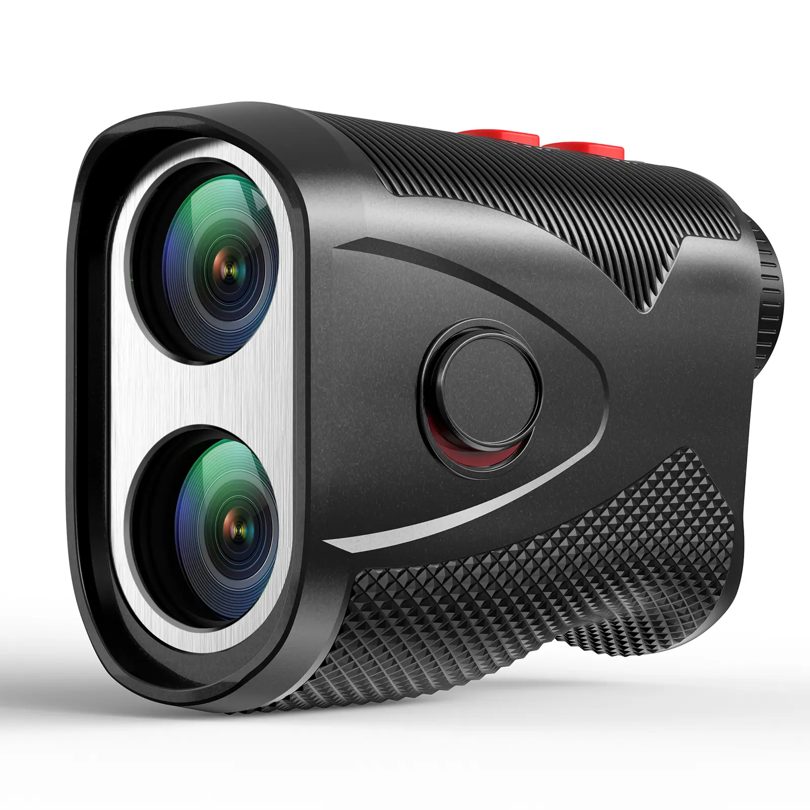 Golf Rangefinder Laser Range Finder with Slope, 1200Yards, 7X Magnification for Golf/Hunting with Flag Pole Lock Vibration, Magnet Stripe Rechargeable