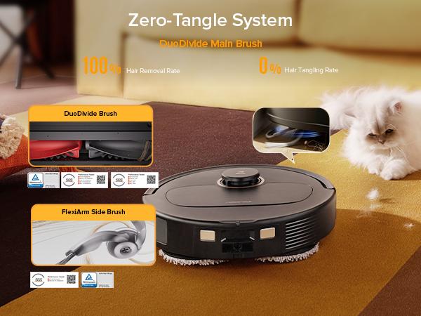 Roborock Qrevo series Robot Vacuum and Mop, 12,000Pa (Qrevo S5V), Mop Washing & Self-Cleaning, FlexiArm Edge Mopping, Warm Air Drying, Self-Emptying, Black #TikTokShopSpringGlowUp #NewDropsForYou