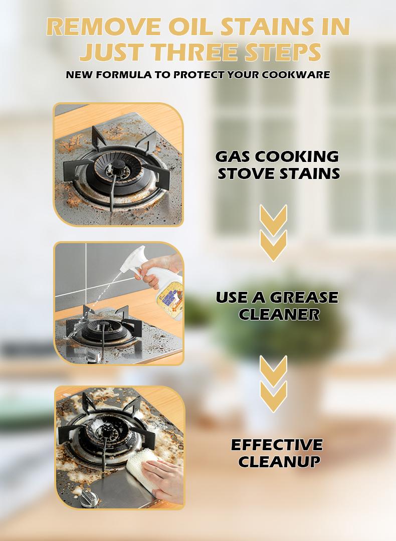 Liapu ProClean+ - Advanced Multi-Surface Cleaning System with Precision Spray Technology for Kitchen Mastery & Appliance Care (Oven/Stove/Range Hood/Household) Antibacterial All-Purpose Kitchen Spray Cleaner